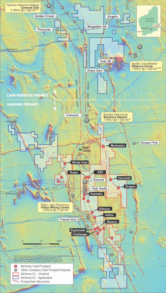 Lake Rebecca Gold Project (WA) – Alchemy Resources Limited